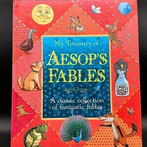 My Treasury of Aesops's fables A classic collection of fantiastic fables L 9 in.